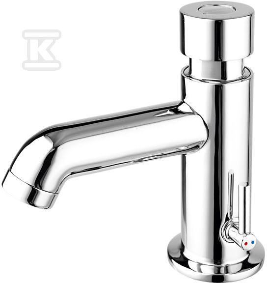 Bateria umywalkowa Presstige stojąca czasowa z regulacją temperatury, chrom Z201R - obrazek 1