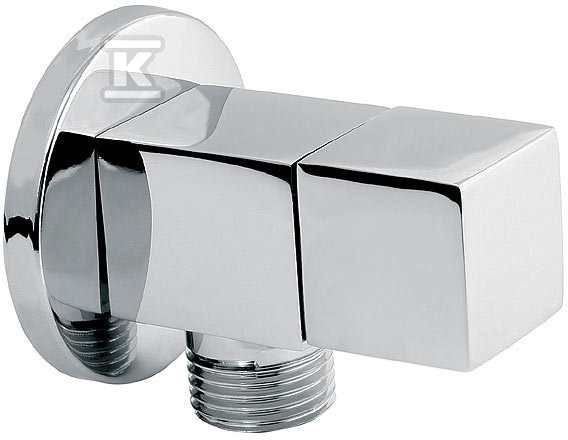 Zawór kątowy Quadro podłączeniowy G1 / 2x3 / 8, chrom Z293 - obrazek 1