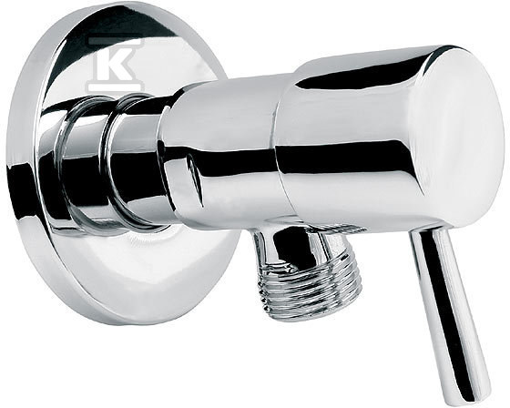 Zawór kątowy Rotondo podłączeniowy G1 / 2x 3 / 8, chrom Z295 - obrazek 1