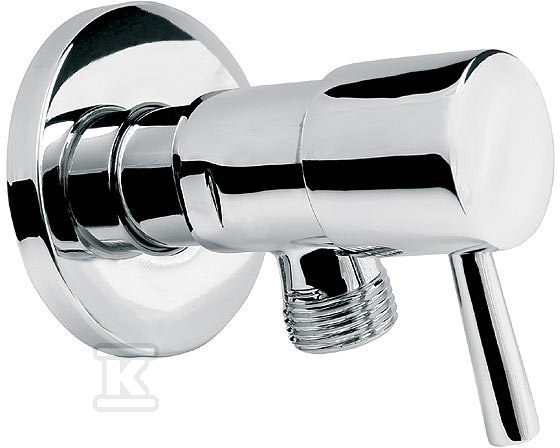 Zawór kątowy Rotondo podłączeniowy G1 / 2x1 / 2, chrom Z296 - obrazek 1