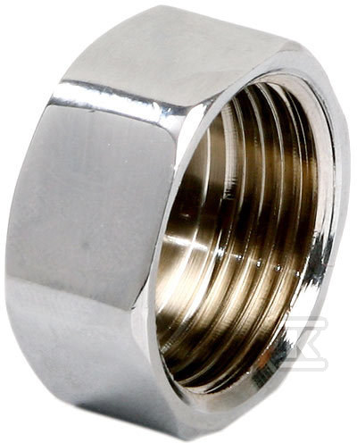 Zaślepka 3/4" mosiężna chrom ZAS3C - obrazek 1