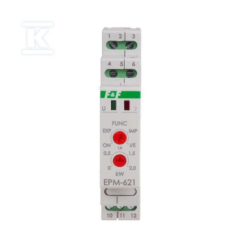 Elektroniczny przekaźnik mocy pobranej i oddanej do sieci, moc mierzona 0÷2kW EPM-621 - obrazek 1