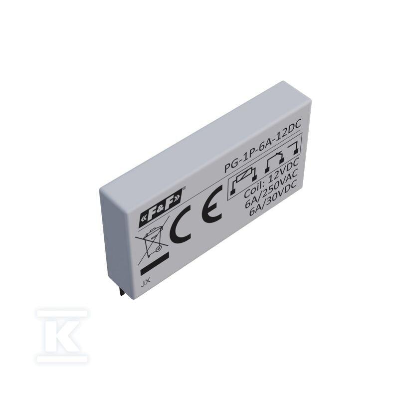 Przekaźnik interfejsowy PG-1P-6A-12DC - obrazek 2