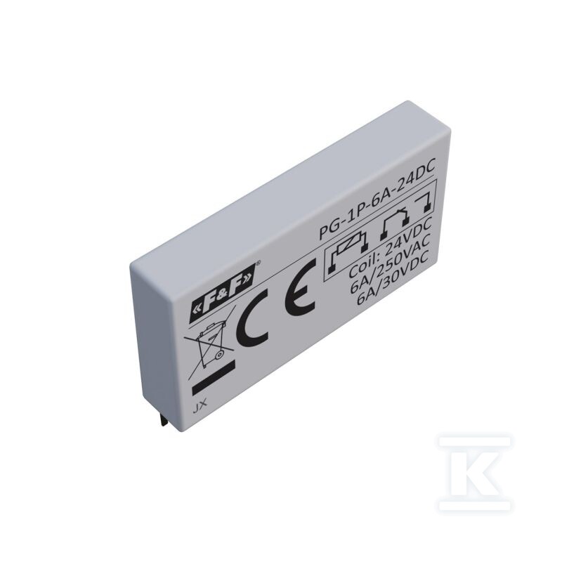 Przekaźnik interfejsowy PG-1P-6A-24DC - obrazek 3