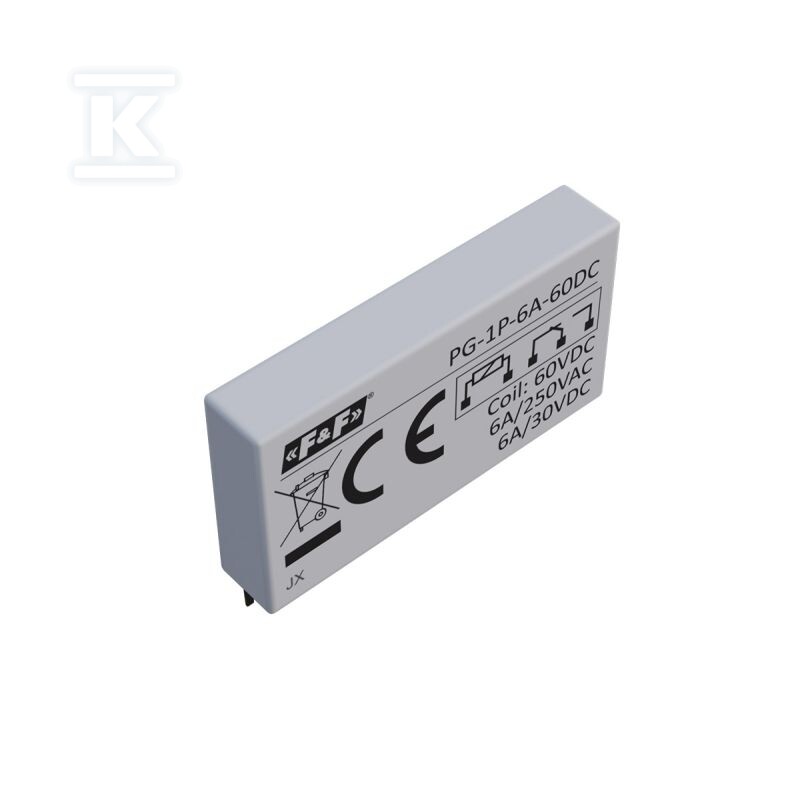 Przekaźnik interfejsowy PG-1P-6A-60DC - obrazek 3