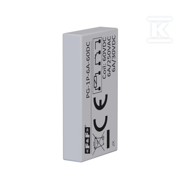 Przekaźnik interfejsowy PG-1P-6A-60DC - obrazek 1