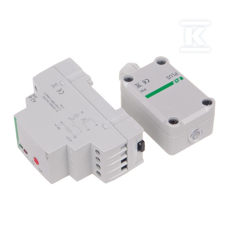 Automat zmierzchowy 16A U=12-264AC/DC, montaż na szynie DIN z sondą AZ-PLUS AZ-B-PUS-UNI - obrazek 2