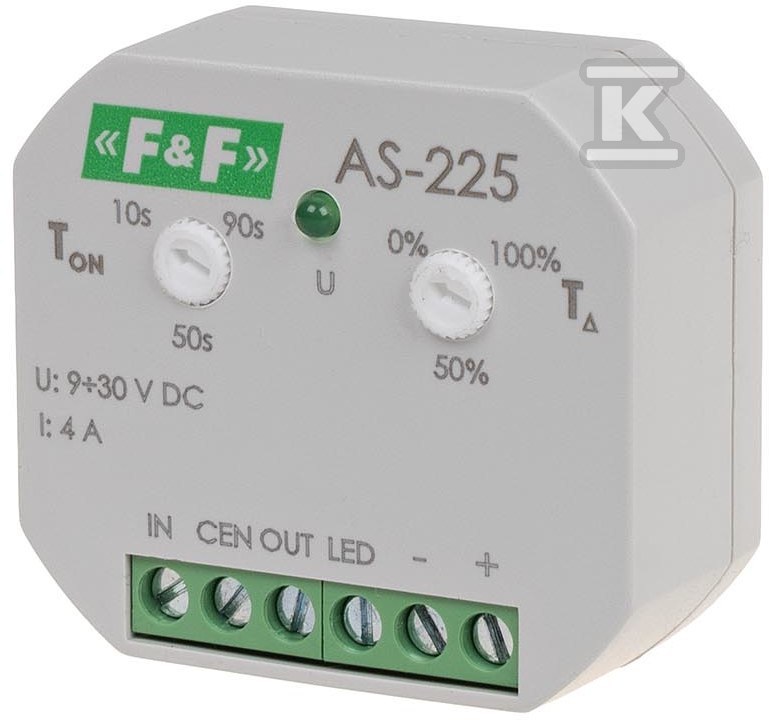 Sterownik kaskadowy - schodowy 9-30V DC AS-225 - obrazek 1