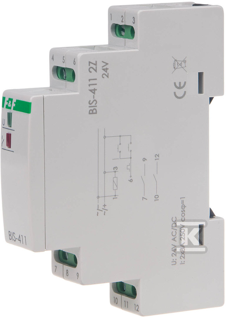 Przekaźnik bistabilny BIS-411-2Z-24V - obrazek 1