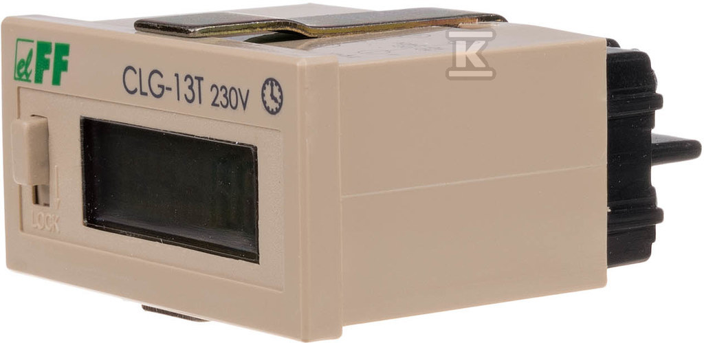 Licznik czasu pracy CLG-13T/230 Licznik czasu pracy napięcie wejścia liczącego=230VAC/DC panelowy - obrazek 1