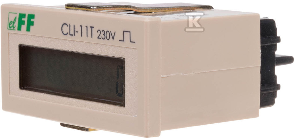 Licznik impulsów CLI-11T/230 Licznik impulsów napięcie wejścia liczącego=230VAC/DC panelowy - obrazek 1
