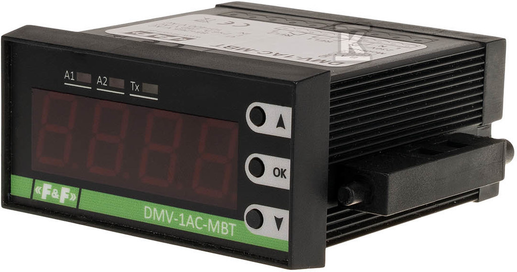Tablicowy przekaźnik napięciowy ac z modbus rtu, pomiar napięcia 0÷400v ac DMV-1AC-MBT - obrazek 1