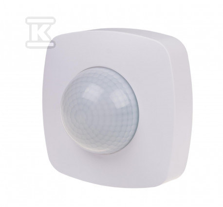 Czujnik ruchu pir z funkcją obecności, sufitowy, 360°, 10a, 230v DR-09