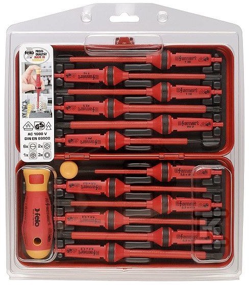 Zestaw wkrętaków izolowanych VDE E-SMART / blister 14 cz. FL06391301