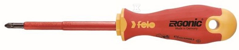 Wkrętak krzyżowy VDE Pozidriv PZ 1 x 80 FL41510290