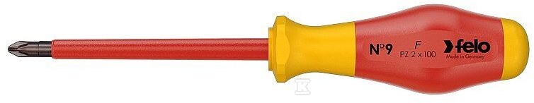 Wkrętak krzyżowy VDE Pozidriv PZ 1 x 80 FL91510290