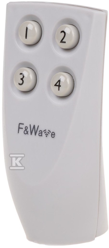 Pilot 4-przyciskowy zasilanie 3v, szary FW-RC4G