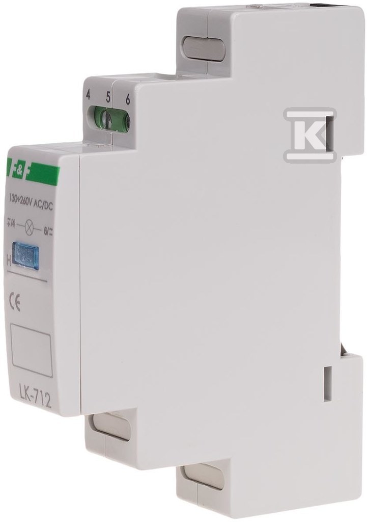 Lampka sygnalizacyjna LK-712 B 1xLED nieb., Un=10÷30V AC/DC LK-712B-10-30V - obrazek 1
