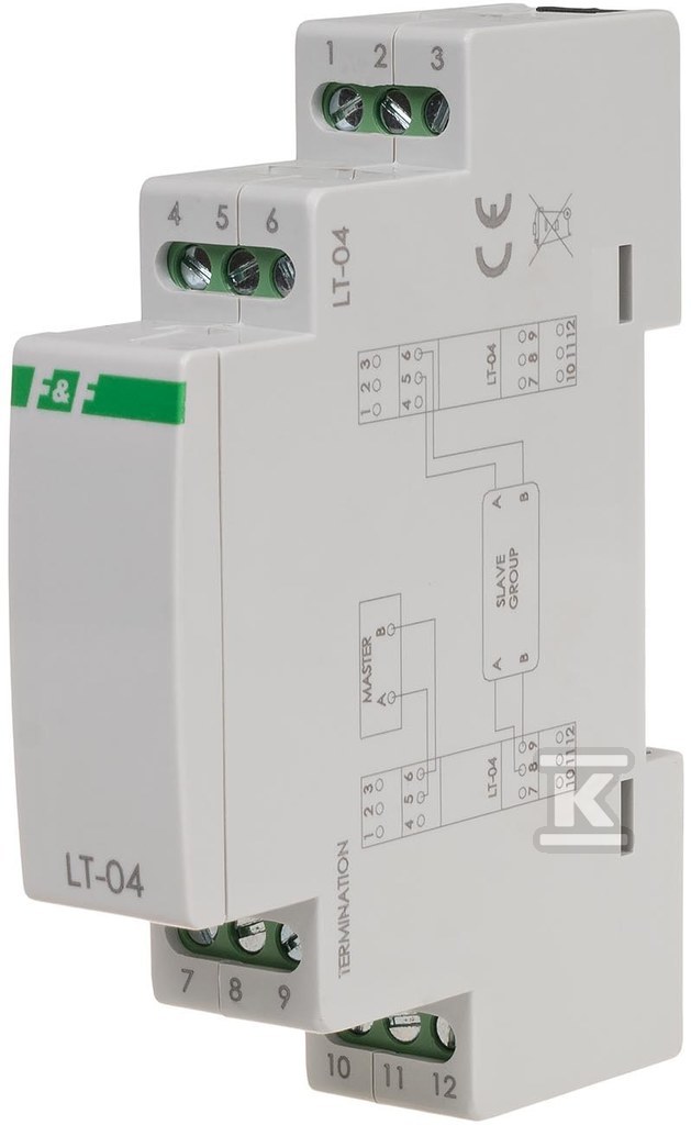 Moduł terminacyjny sieci rs-485, 1 moduł MAX-LT-04 - obrazek 1