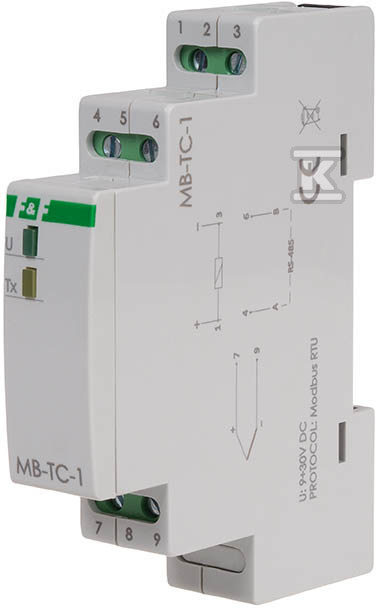Przetwornik temperatury max-mb-tc-1 do współpracy z termoparami k, j, e, n, t, s, r, b. MAX-MB-TC-1 - obrazek 1