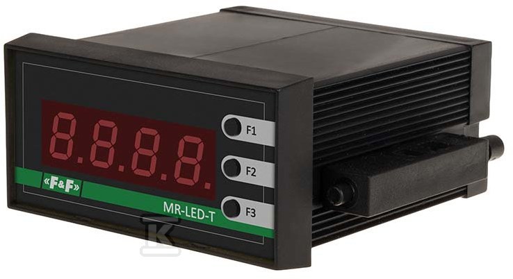 Panelowy wyświetlacz z przyciskami i komunikacją modbus rtu MAX-MR-LED-T - obrazek 1