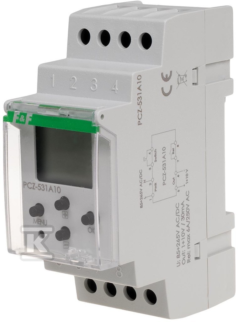 Zegar sterujący programowalny z wyjściem analogowym 0÷10 v. PCZ-531A10