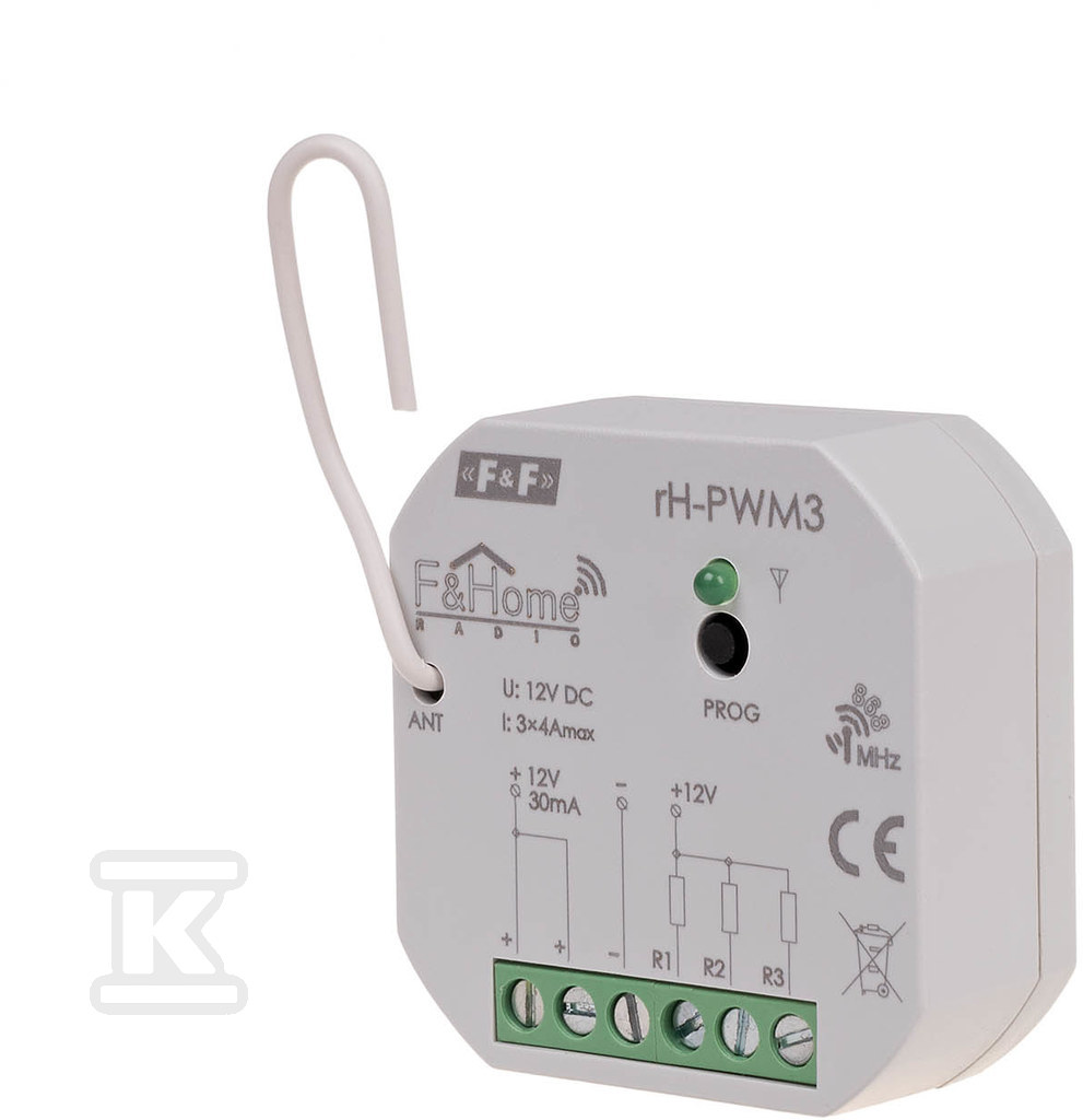 Sterownik pwm trzykanałowy niskiego napięcia rH-PWM3 RH-PWM3 - obrazek 1