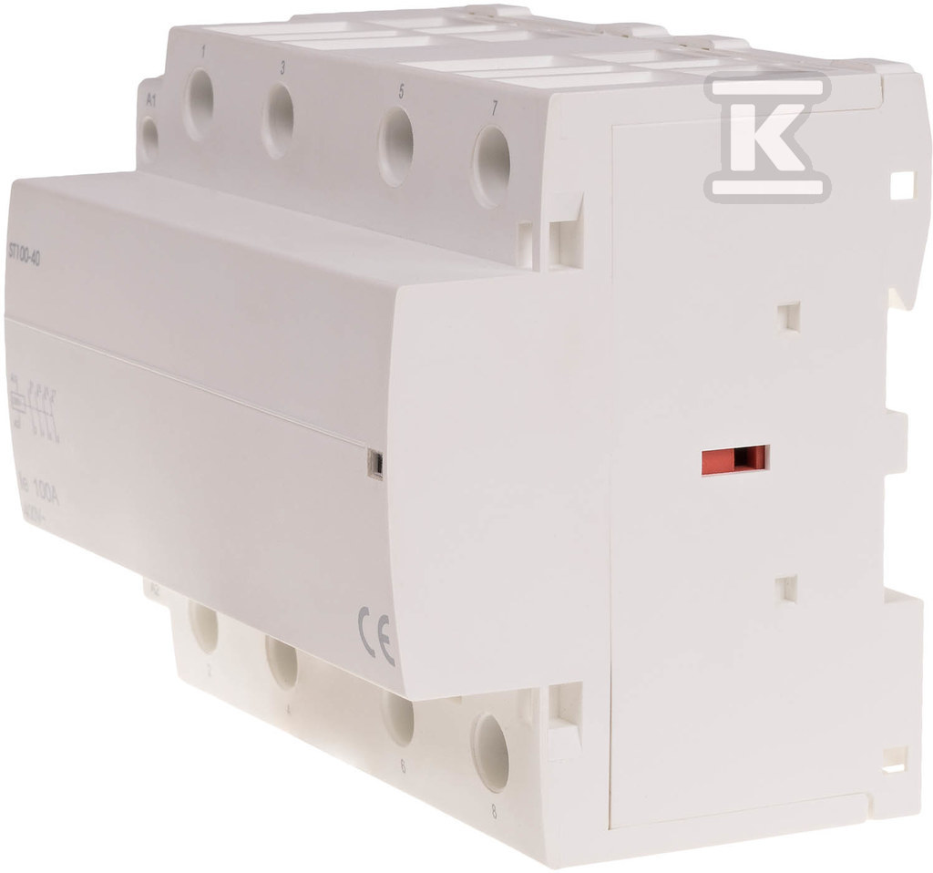 Stycznik modułowy 100A, 4NO, napięcie cewki 230 VAC, ST100-40