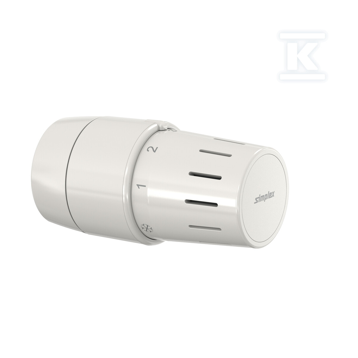 Głowica termostatyczna TC-S3 z przyłączem zaciskowym, biała, zakres 16-28°C? F35342-16-28