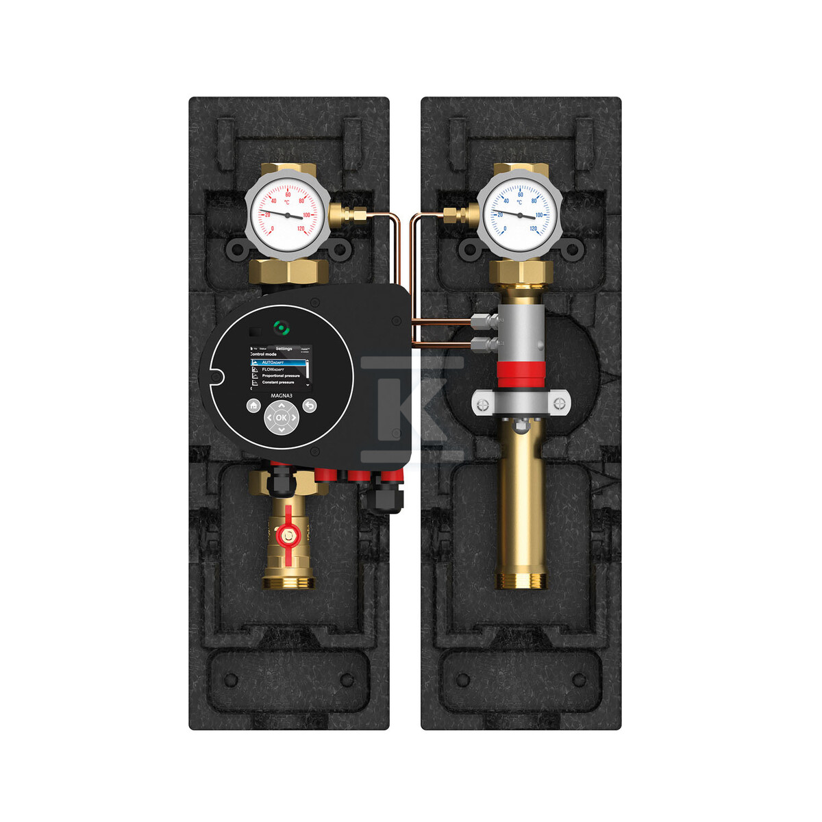 Grupa pompowa DN 65 LFCH5 bez mieszacza z pompą Grundfos Magna 3 65-120 F? M66539.1H