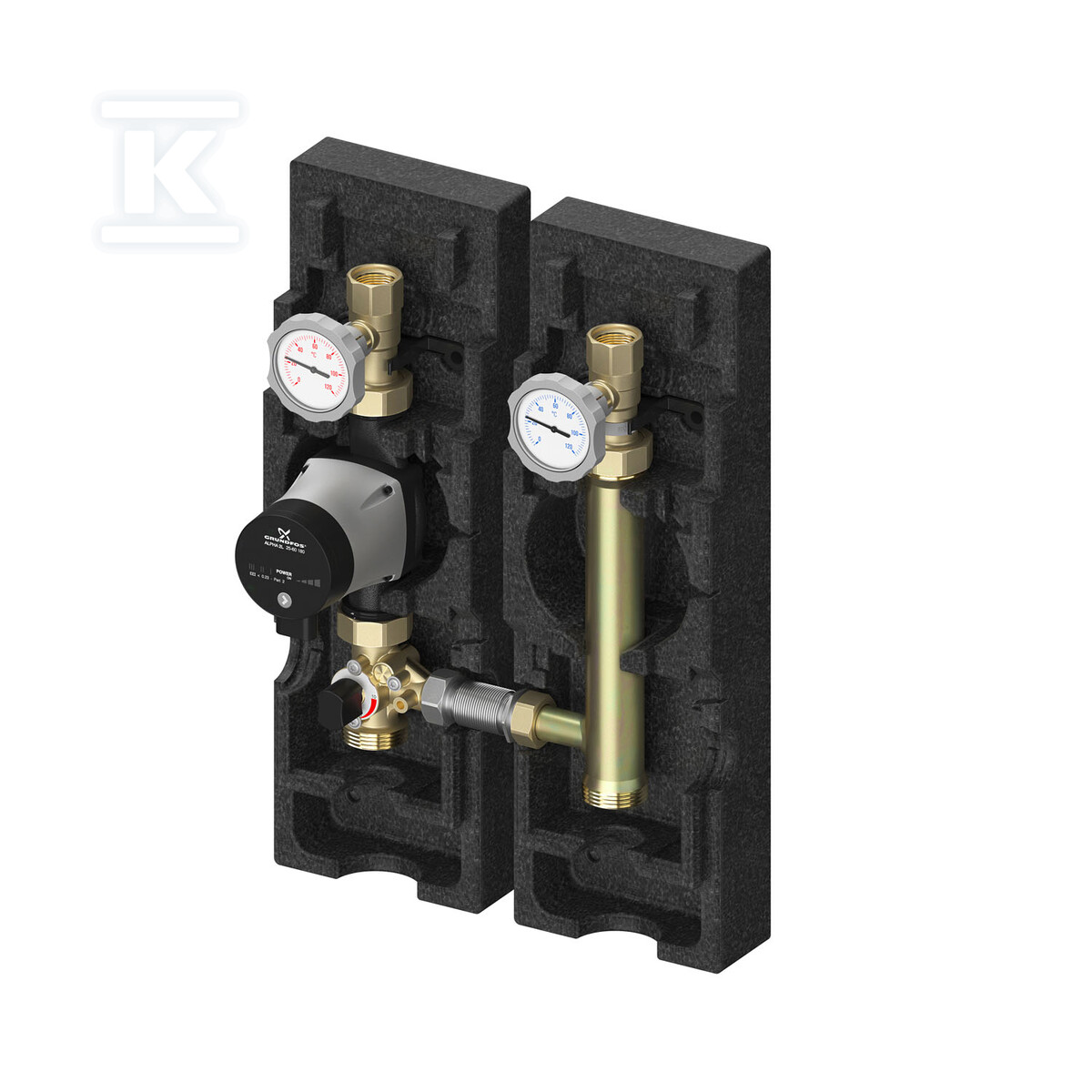 Grupa pompowa MeiFlow M MK 1" z mieszaczem z pompą Grundfos Alpha 2 25-40? MEIH-66833 - obrazek 1
