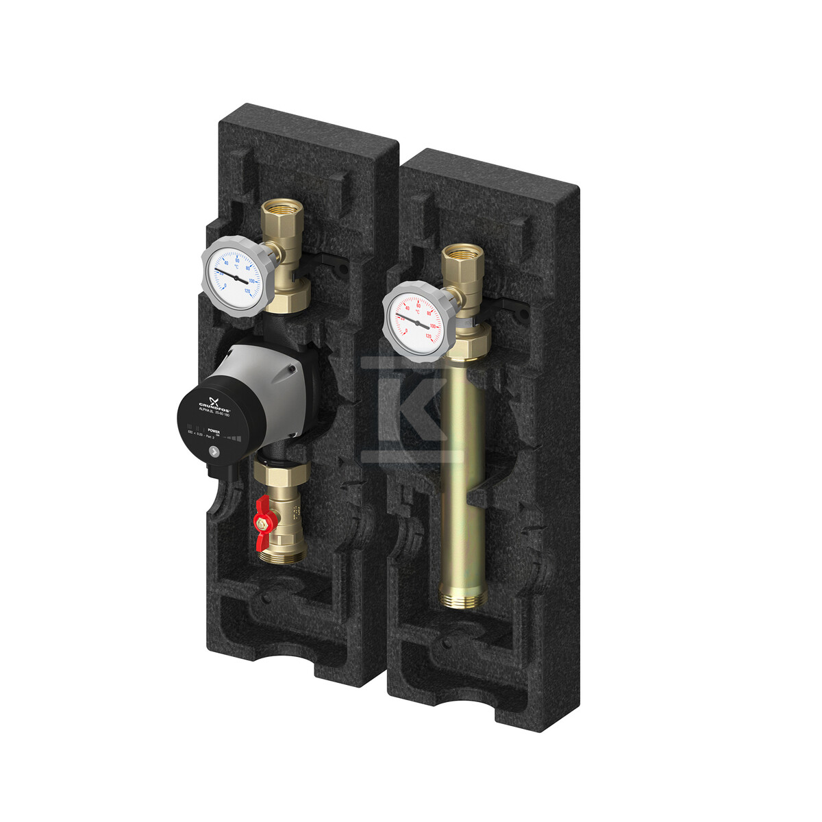 Grupa pompowa MeiFlow M UK 1" bez mieszacza z pompą Grundfos Alpha 2 25-40? MEIH-66813 - obrazek 1