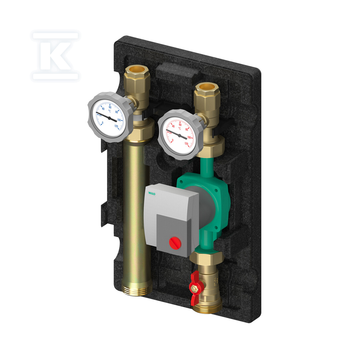 Grupa pompowa MeiFlow S UK 1" bez mieszacza z pompą Grundfos Alpha 2 25-40? MEIH-66811 - obrazek 1
