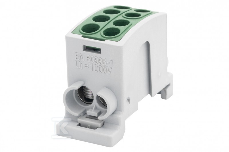 Zacisk HLK 100A-2 (1x25,1x16 / 1x25,1x16) - zielony F2.0359 - obrazek 1