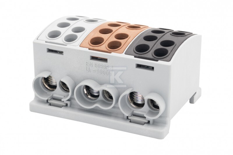 Zacisk HLK 3x100A-2 (1x25,1x16 / 1x25,1x16) (3L) F2.0385 - obrazek 1