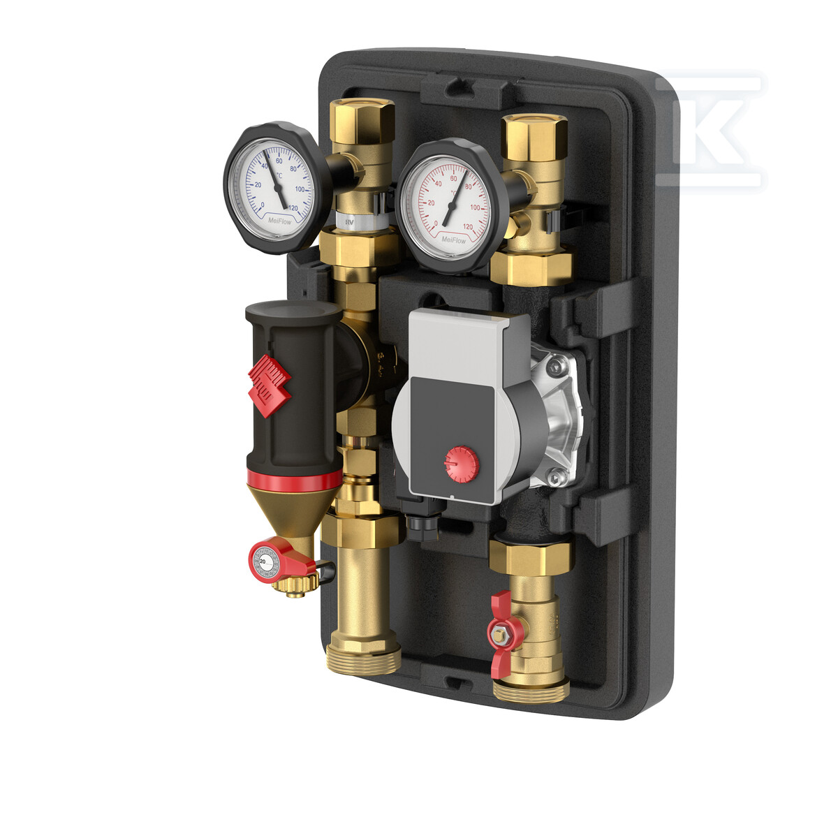 Grupa pompowa MeiFlow Top S UK 1 1/4" bez mieszacza i bez pompy z separatorem zanieczyszczeń? M66912CEA - obrazek 1