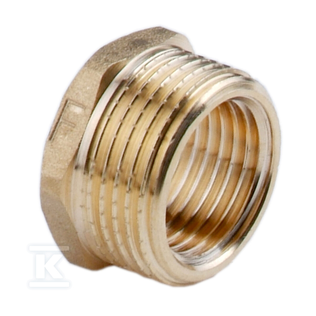 Redukcja mosiężna 1 1/2" x 1/2", żółta R14Z - obrazek 1