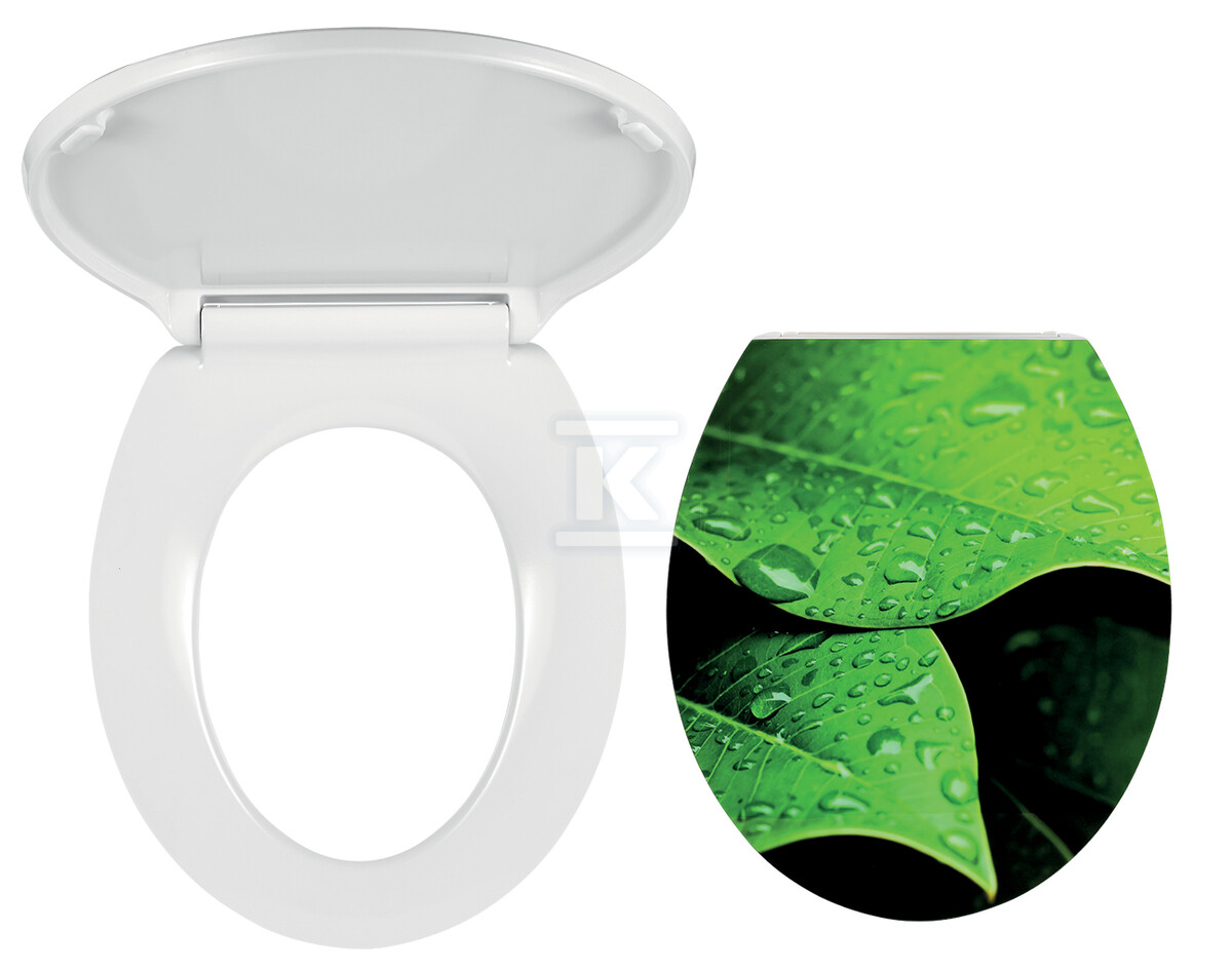 Deska sedesowa WC wolnoopadająca uniwersalna duroplast natura WC/SOFTNATURE - obrazek 1