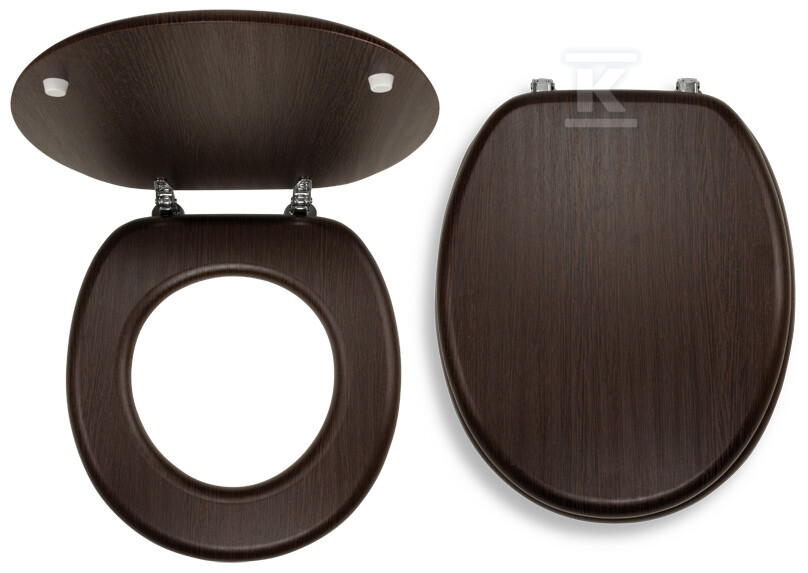 Deska sedesowa WC uniwersalna MDF wenge WC/WENGE - obrazek 1