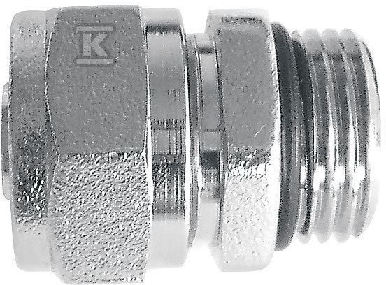 Złączka zaciskowa do rur wielowarstwowych 16x1/2" chromowana ZL1601C - obrazek 1