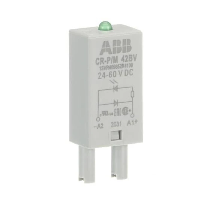 Moduł CR‑P/M 42BV dioda i dioda LED zielona 24‑60VDC A1+ A2‑ 1SVR405652R4100 /10szt./ - obrazek 1