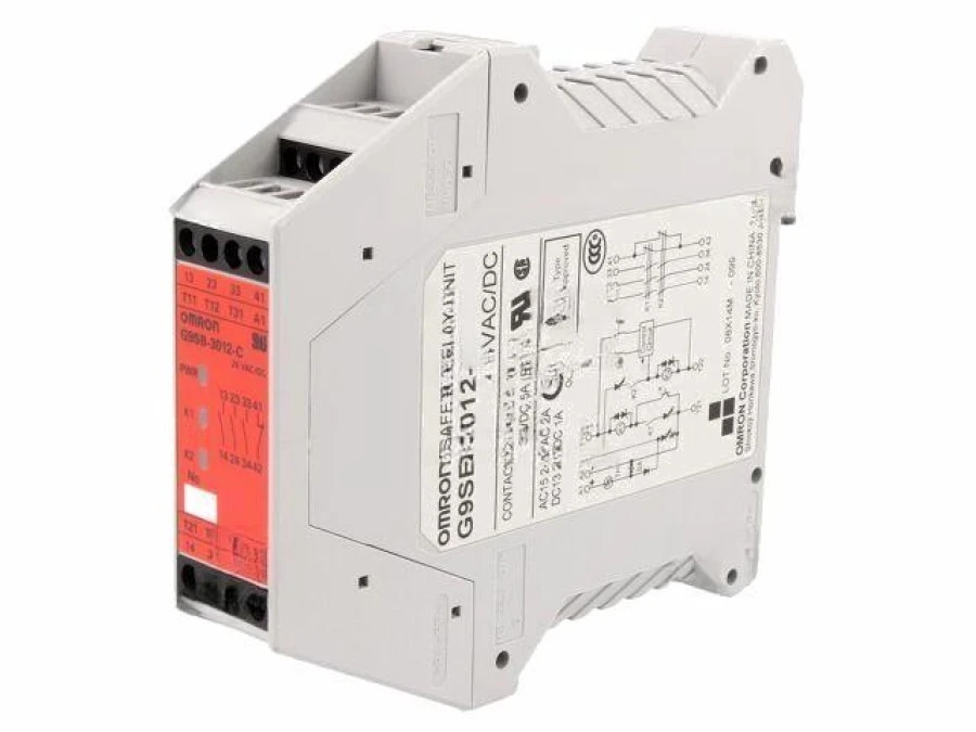 Moduł: przekaźnik bezpieczeństwa 24VAC 24VDC IN: 2 G9SB‑3012‑C - obrazek 1