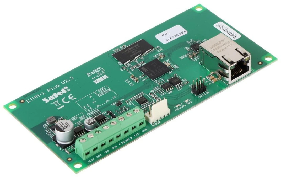 MODUŁ KOMUNIKACYJNY ETHERNET ETHM‑1‑PLUS SATEL - obrazek 1