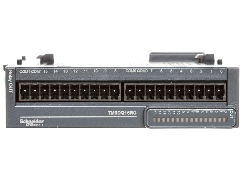 Moduł 16‑wyjść przekaźnikowych 30V DC/240V AC zaciski sprężynowe TM3‑16 TM3DQ16RG - obrazek 2