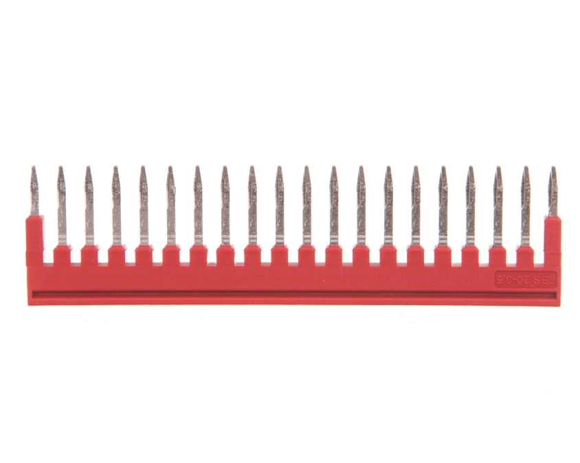 Mostek wtykany 20‑biegunowy 3,5mm czerwony FBS 20‑3,5 3213069 /50szt./