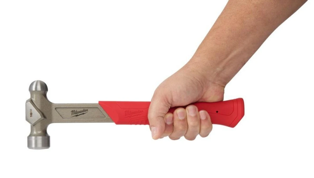 Młotek stalowy z noskiem kulistym 450g - obrazek 3