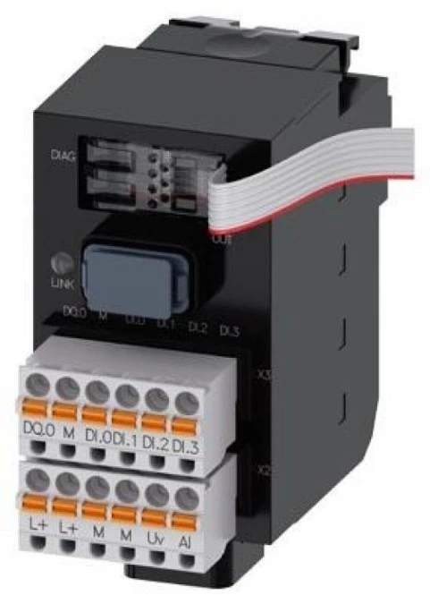 Moduł interfejsowy standard Profinet 1DQ 4DI 1AI 24V DC przyłącza sprężynowe montaż tablicowy SIRIUS ACT 3SU1400‑1LK10‑3BA1 - obrazek 1