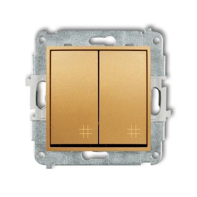 MINI Mechanizm łącznika podwójnego krzyżowego złoty 29MWP‑66 - obrazek 1