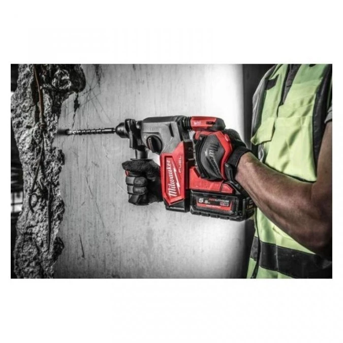 Młot 4‑trybowy SDS‑Plus 18V 5.5Ah FUEL w walizce, z 2 akumulatorami i ładowarką M18 FHX‑552X, 4933478889 - obrazek 2