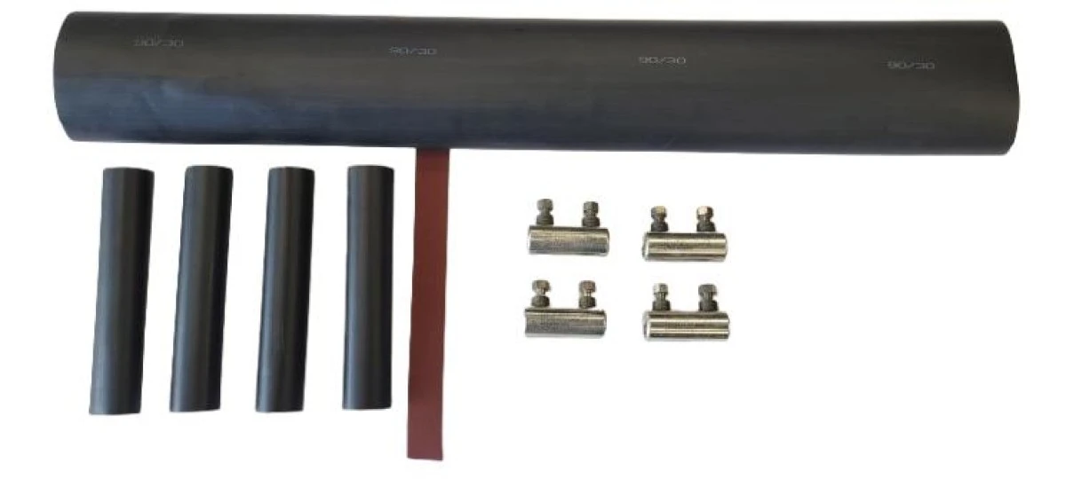 Mufa kablowa termokurczliwa ze złączkami śrubowymi MP‑DMZS 35‑150D AL/CU 1KV - obrazek 1